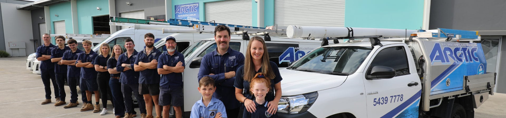 The Arctic Air Conditioning & Refrigeration team on the Sunshine Coast
